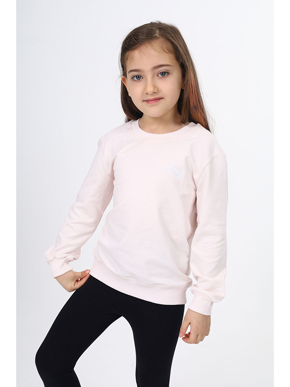 Toontoykids Pembe Kız Çocuk Baskılı Sweatshirt