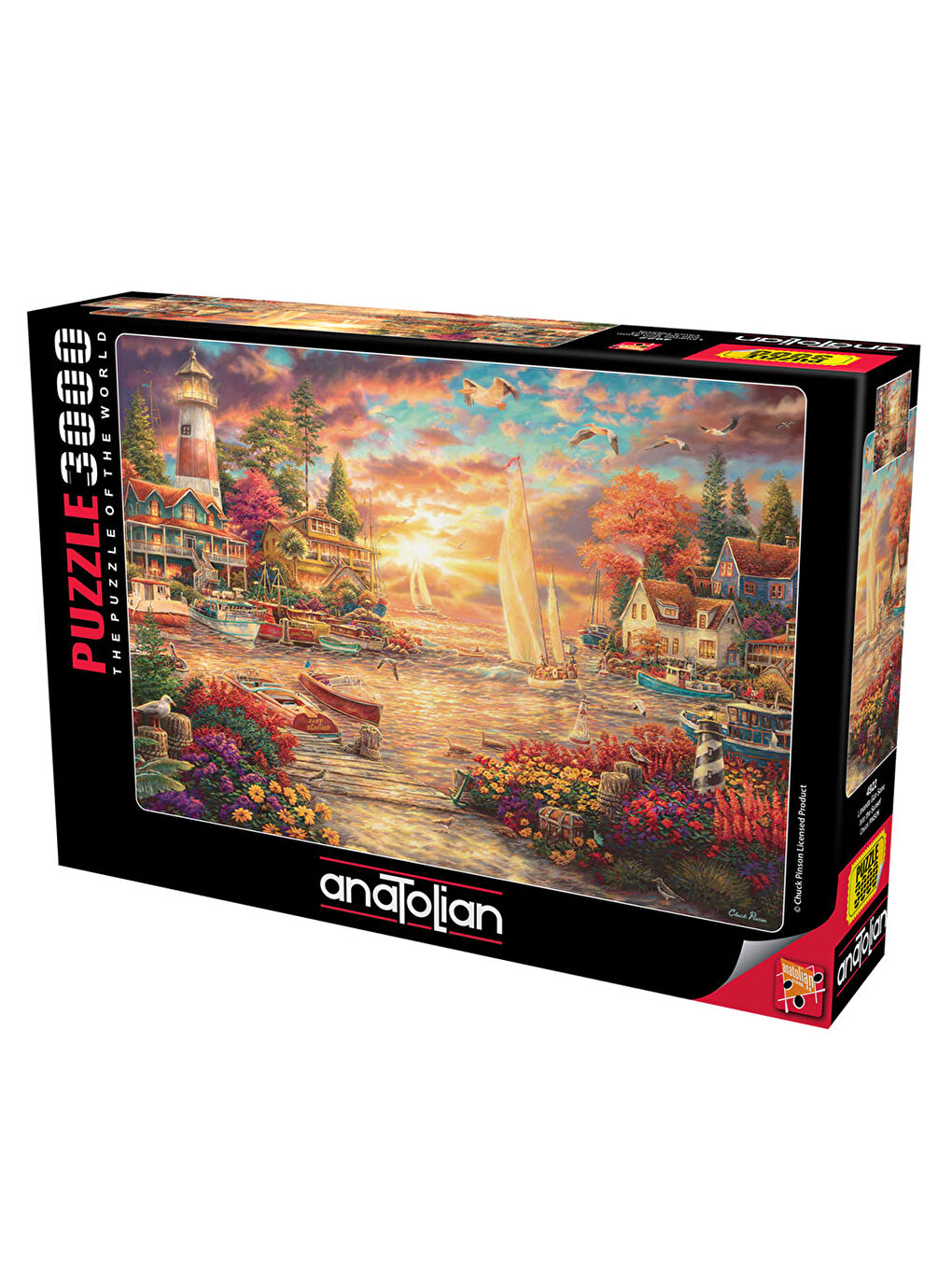 Anatolian Renksiz Puzzle 3000 Parça Limanda Gün Sonu 4922