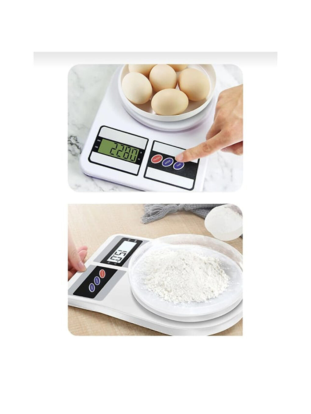 VLT1322 Yucca Mutfak Tartısı - Beyaz-2