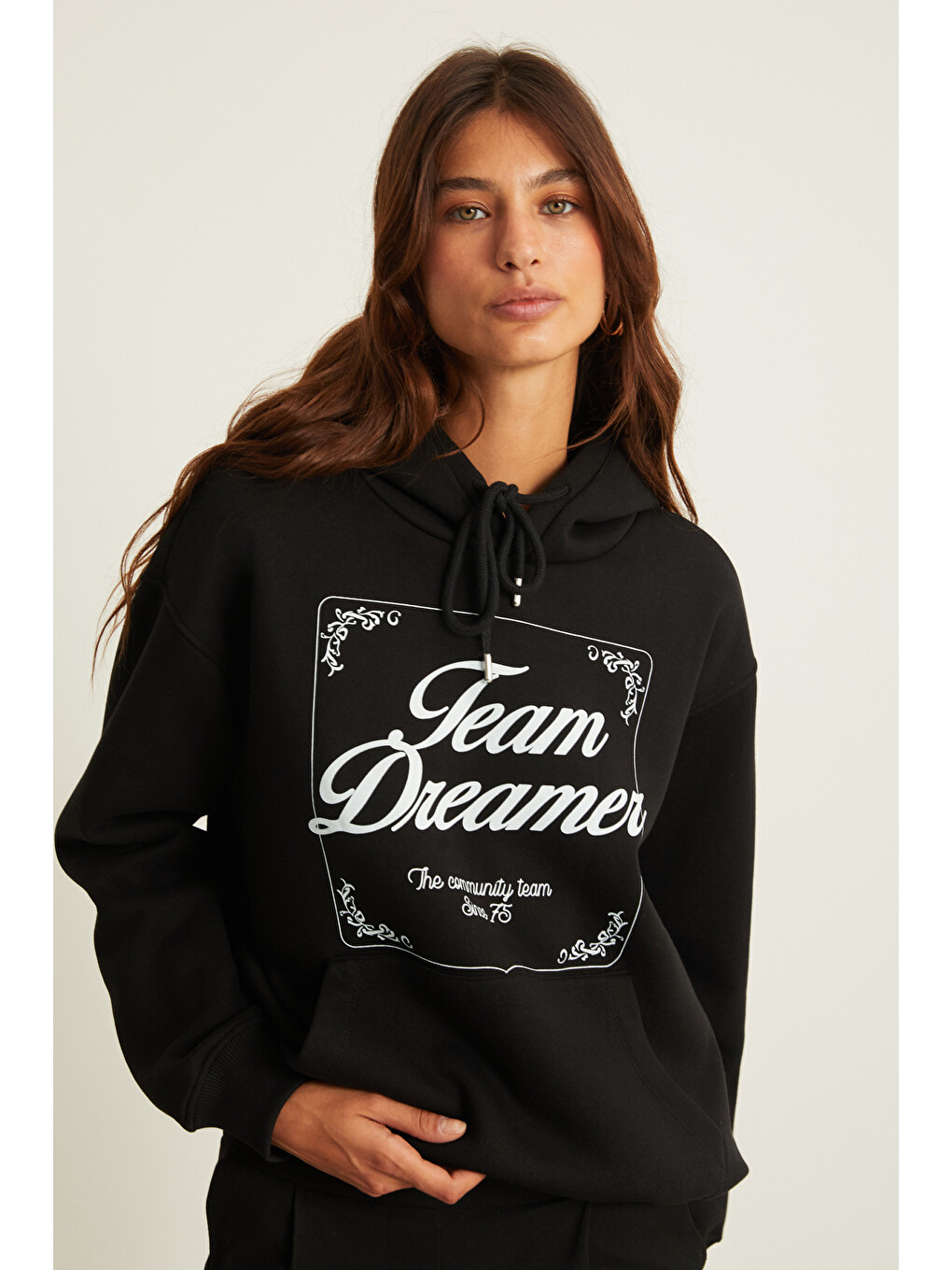 Sabıne Kadın Siyah Sweatshirt-1