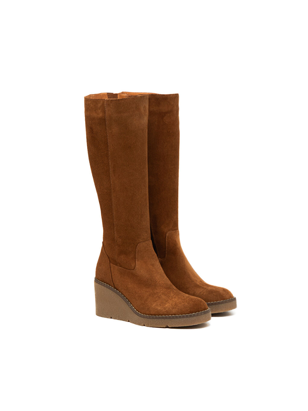 Kahverengi Kadın Çizme 25K12068XS Suede-2