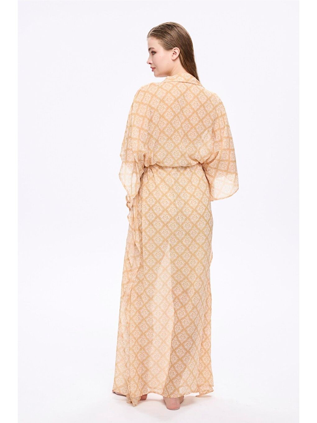 Sarı Uzun Pareo 5041-4