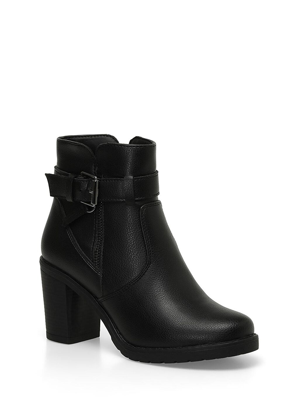 318259.Z 4PR Siyah Kadın Topuklu Bot-1