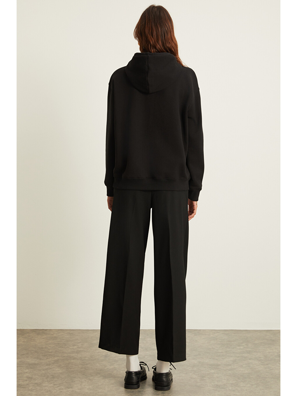 Sabıne Kadın Siyah Sweatshirt-6