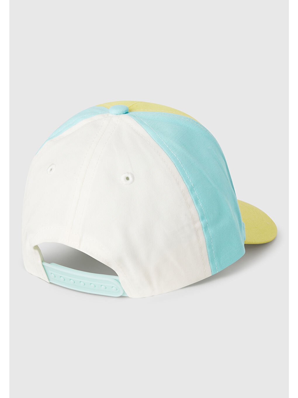 Erkek Çocuk Sarı Peanuts Baskılı Renk Bloklu Kep Şapka-1