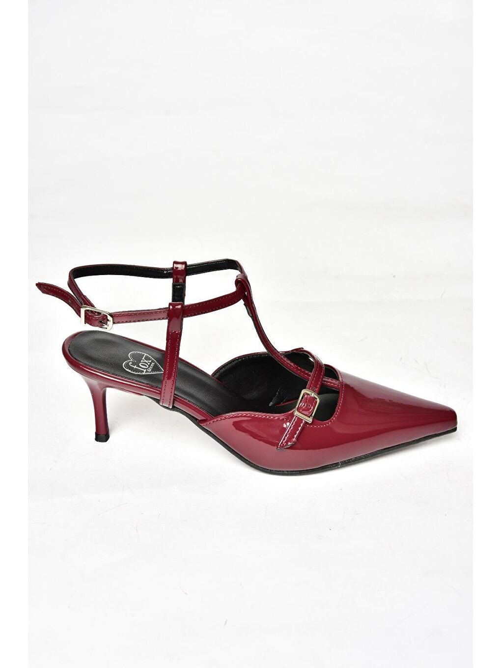 S6540712 Bordo Kadın Topuklu Ayakkabı-4