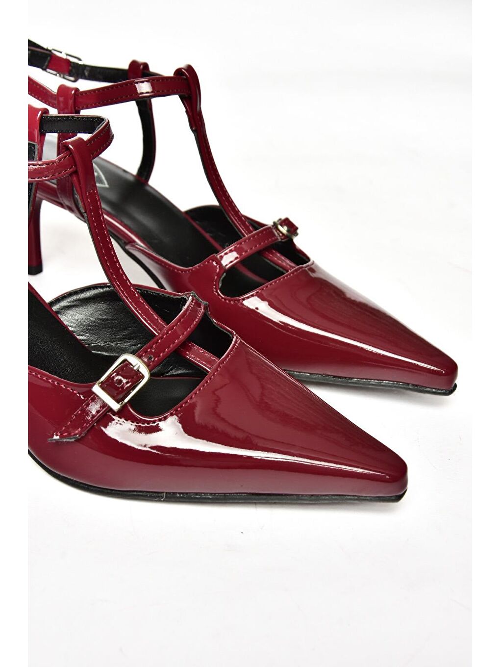 S6540712 Bordo Kadın Topuklu Ayakkabı-7
