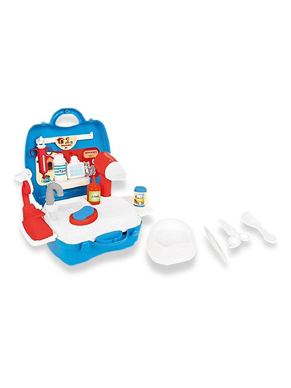 Aksesuarlı Çantalı Veteriner Seti-1