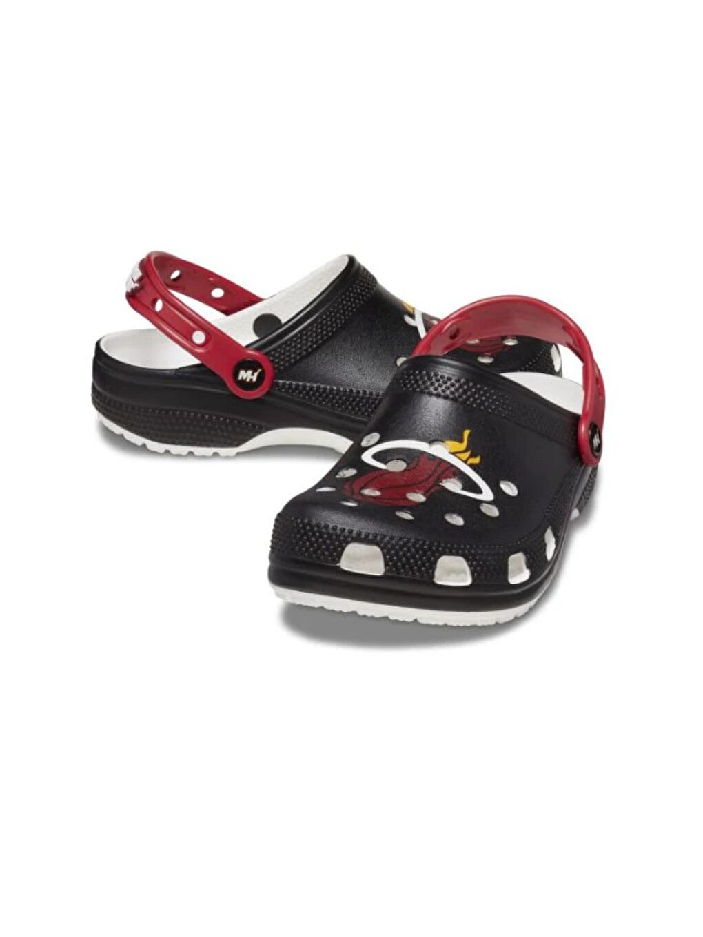 Crocs Karışık Miami Heat Classic Clog Unisex Siyah Terlik - 2