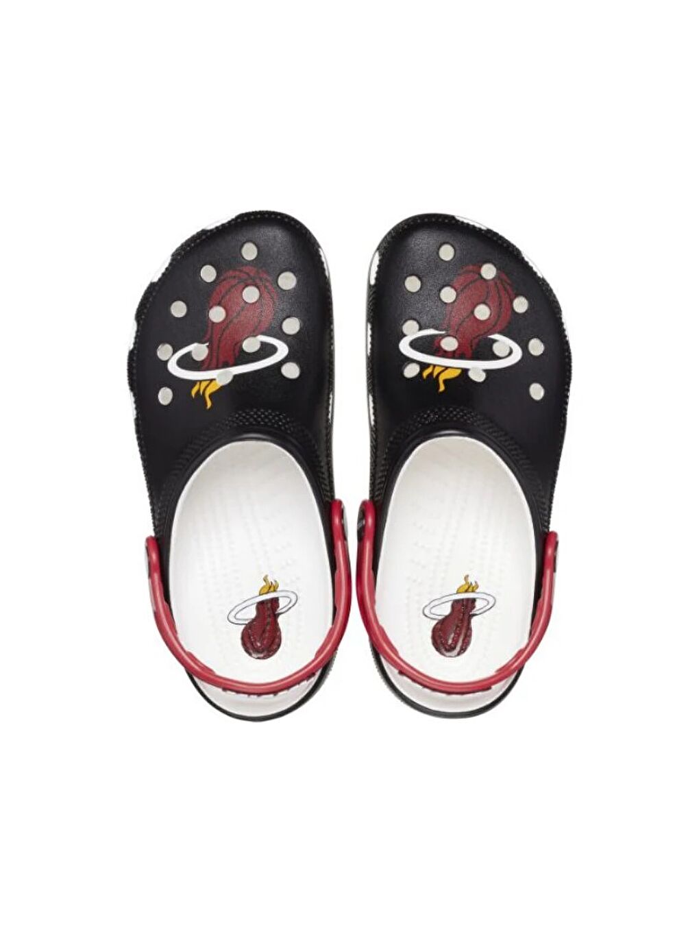 Crocs Karışık Miami Heat Classic Clog Unisex Siyah Terlik - 3