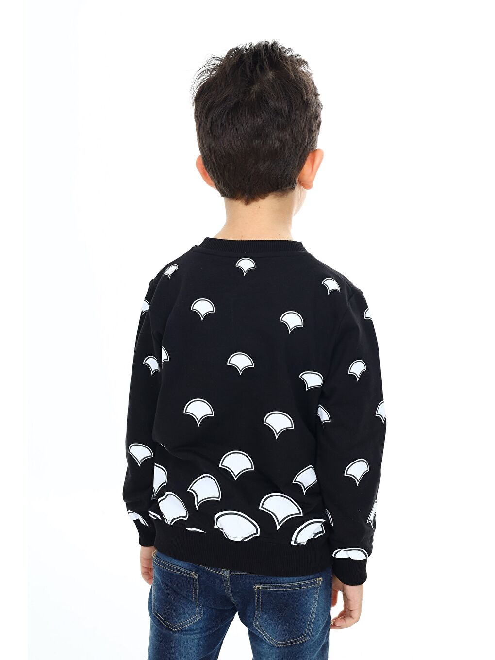 Toontoykids Siyah Erkek Çocuk Baskılı Sweatshirt - 3