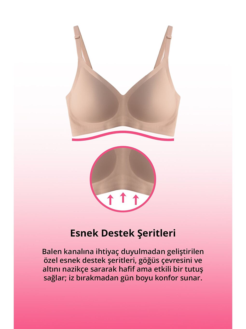 Karışık Seamless Bra - Soft | Lazer Kesim Balensiz Ayarlanabilir Askılı Dikişsiz Kadın Sütyen 2'Li Paket-3-3
