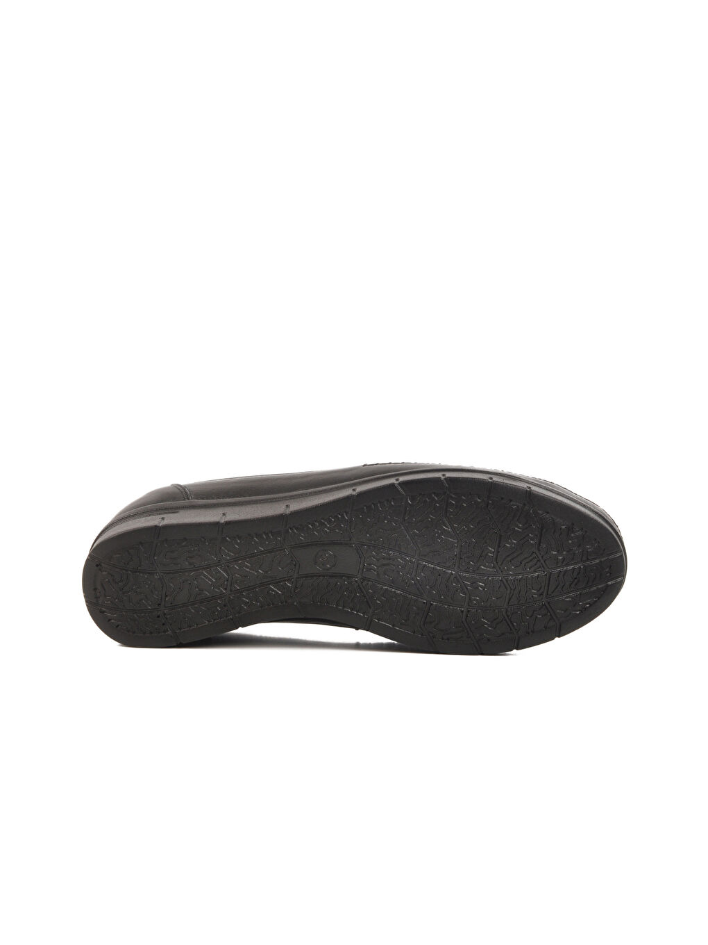 Siyah Hakiki Deri Kadın Anatomik Casual Ayakkabı 42641 Z-4