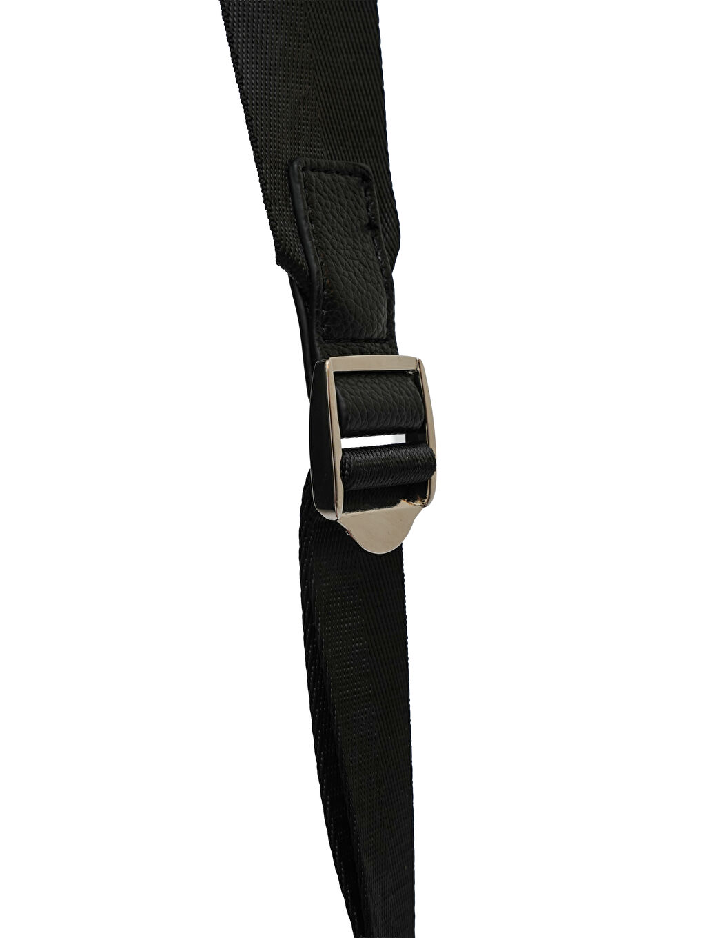 Siyah Fermuarlı Yan Cepli Kadın Sırt Çantası MB19-2