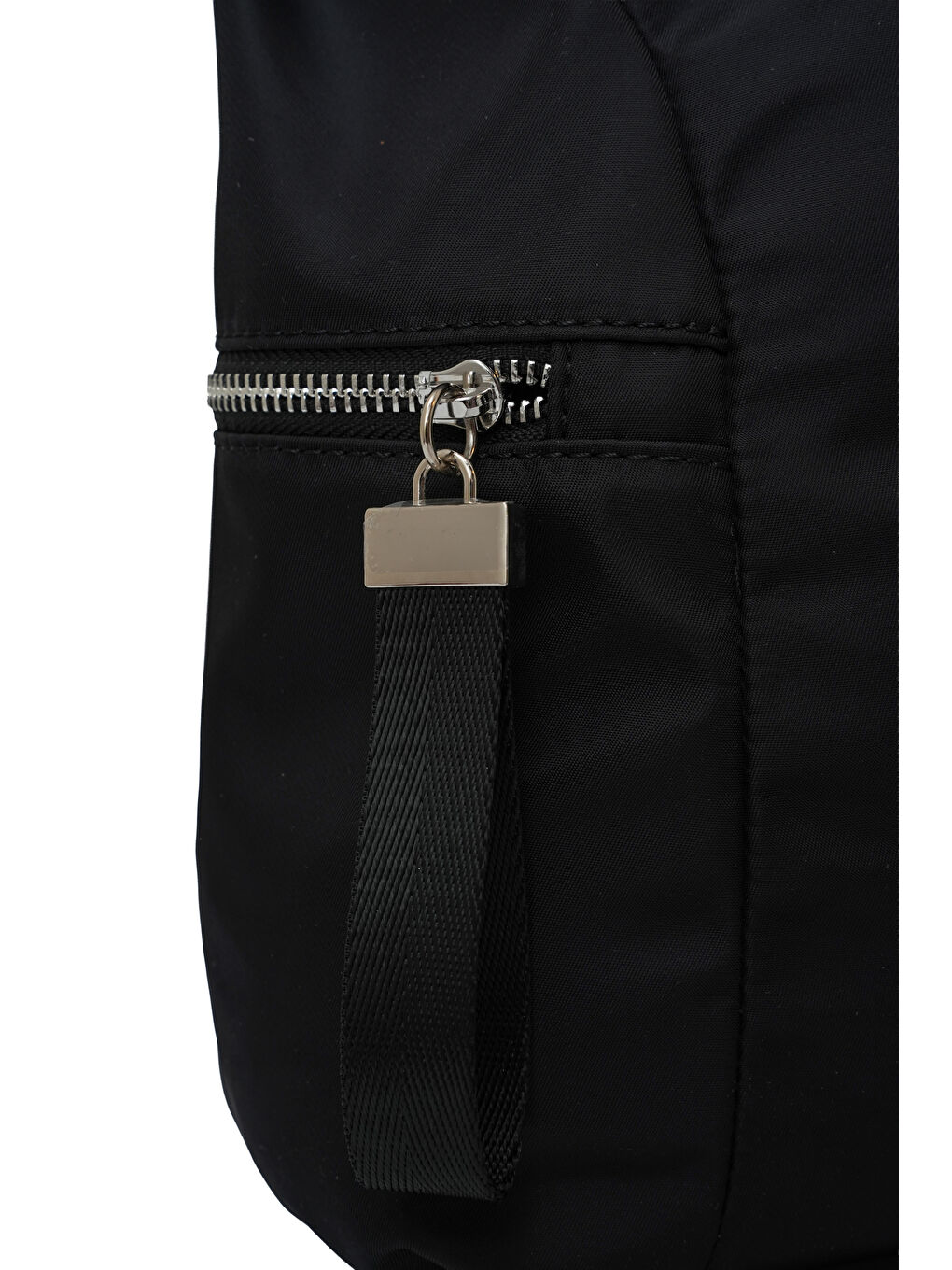 Siyah Fermuarlı Yan Cepli Kadın Omuz Çantası MB21-4