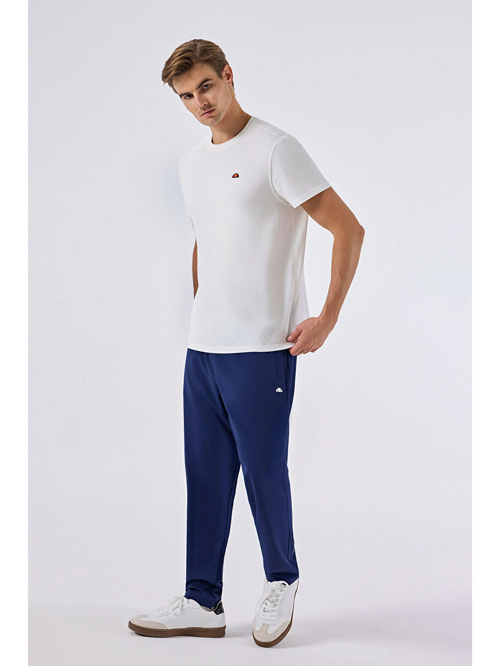 Beyaz Pamuklu Regular Fit Bisiklet Yaka T Shirt 6SM5069-OF-2