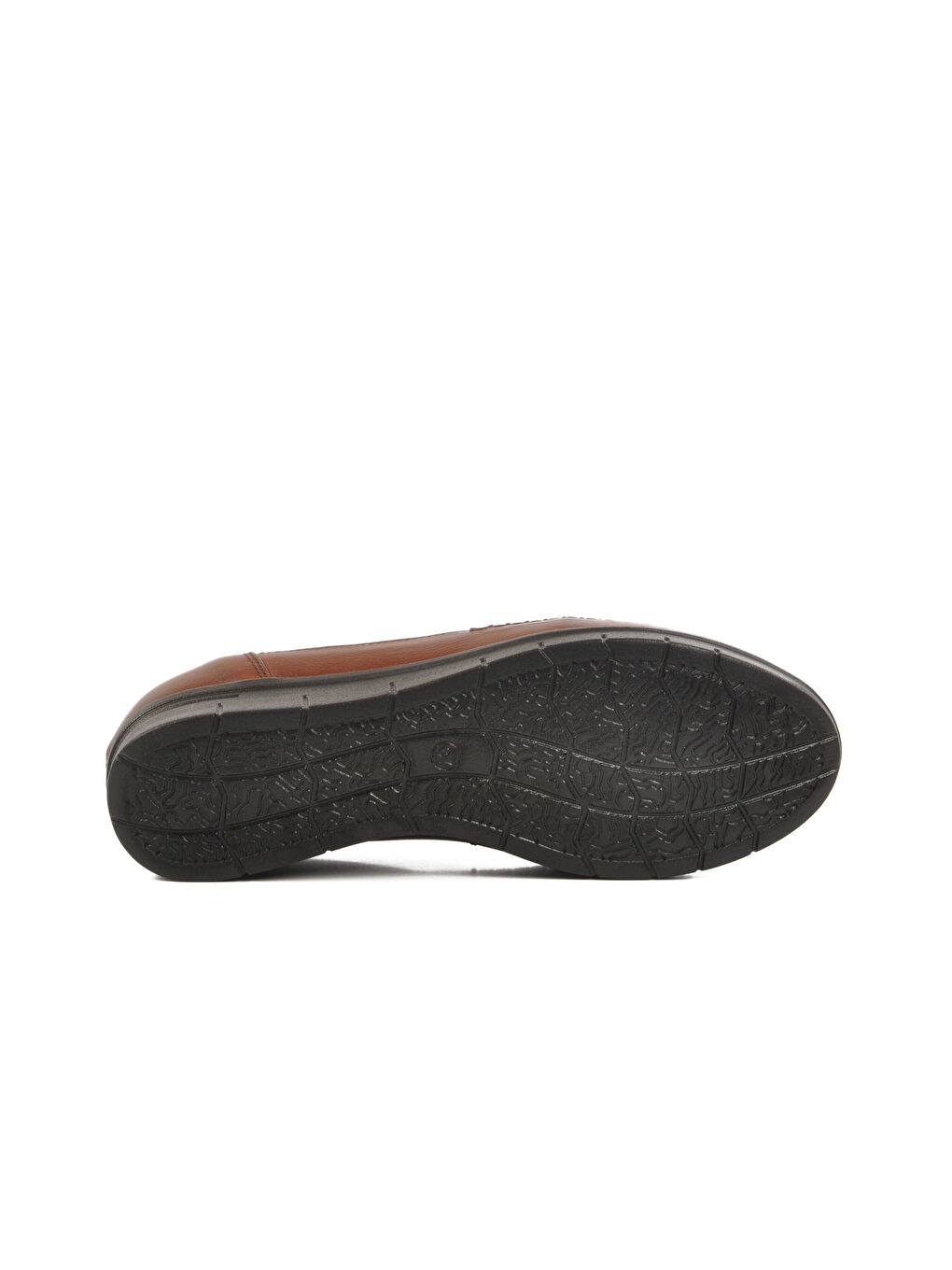 Kahverengi Taba Hakiki Deri Kadın Anatomik Casual Ayakkabı 42637 Z-4