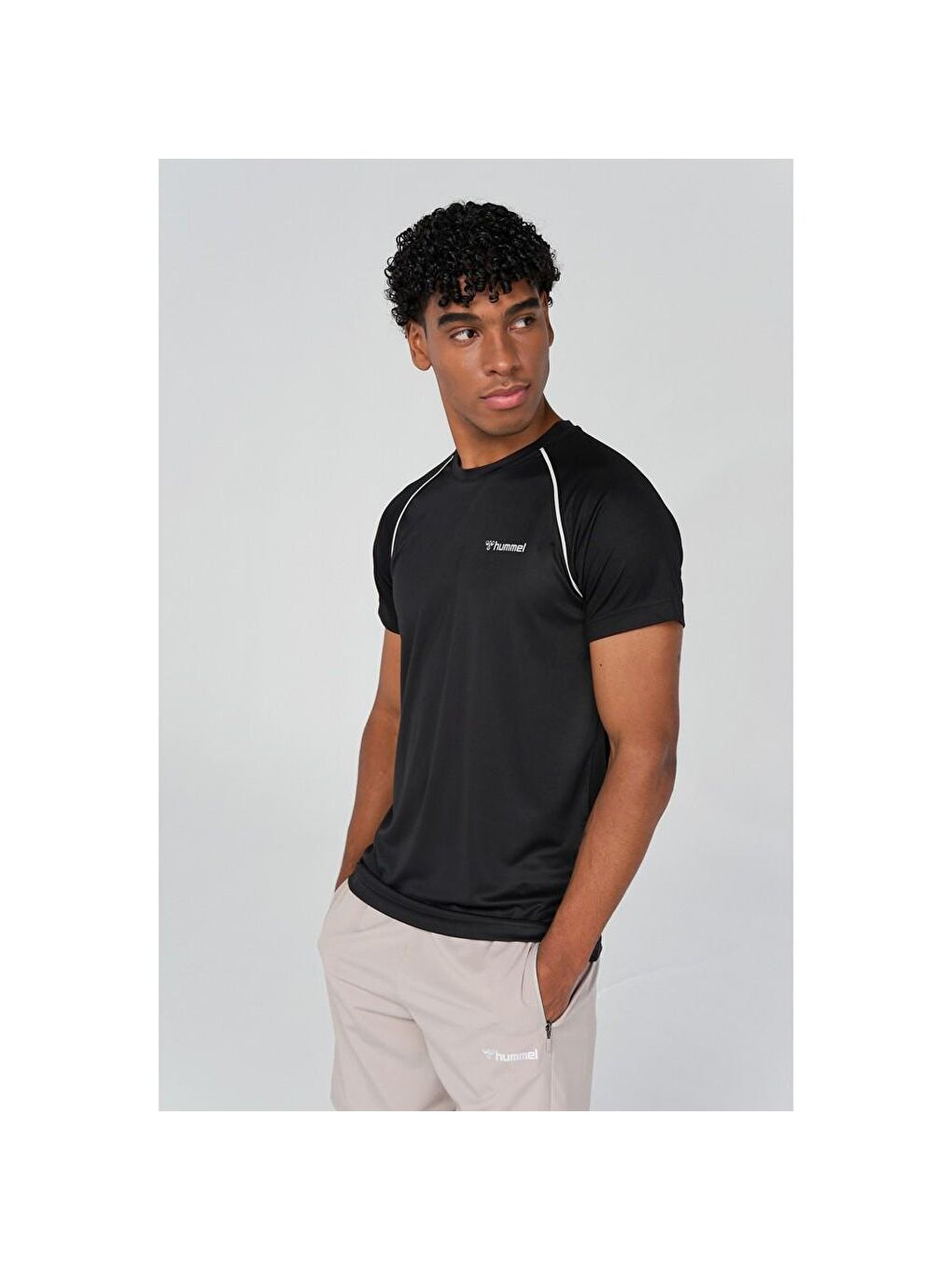 Siyah Erkek Spor Tişört Rene