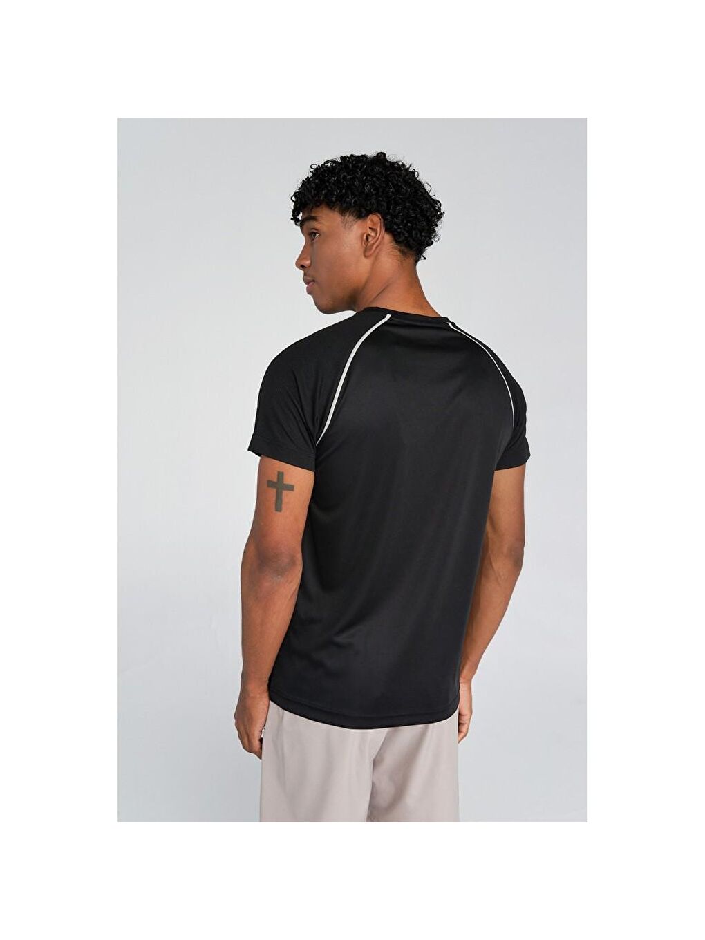 Siyah Erkek Spor Tişört Rene-1