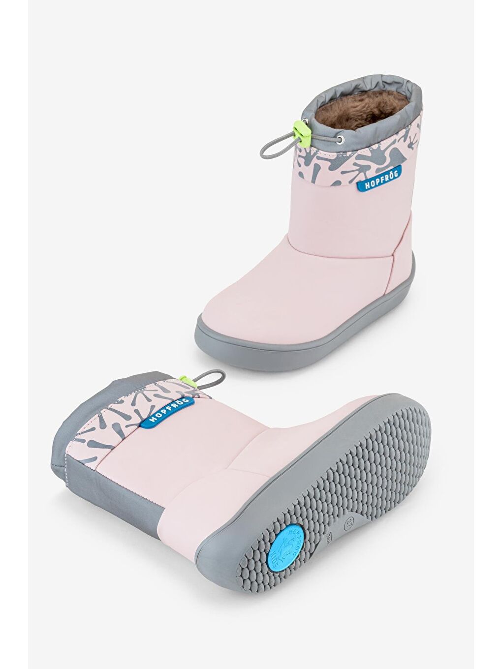 Rain Boots Süper Mat Pembe Suya Ve Soğuğa Dayanıklı Barefoot Çocuk Botu-6
