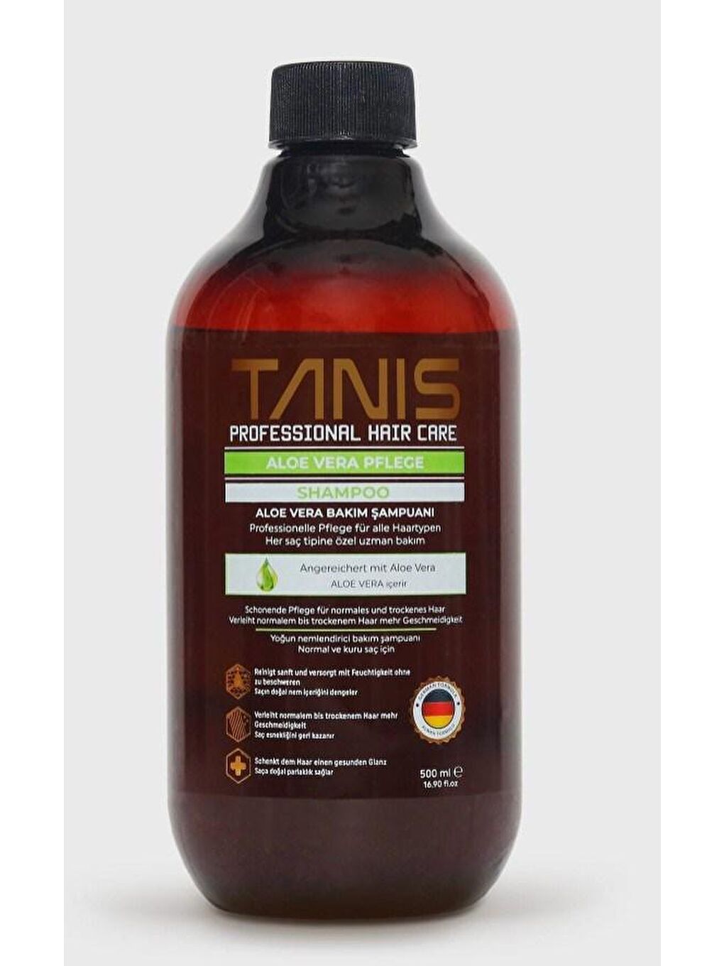 Technow Şeffaf Taniş Made in Germany Aloe Vera Bakım Şampuanı (500ml)