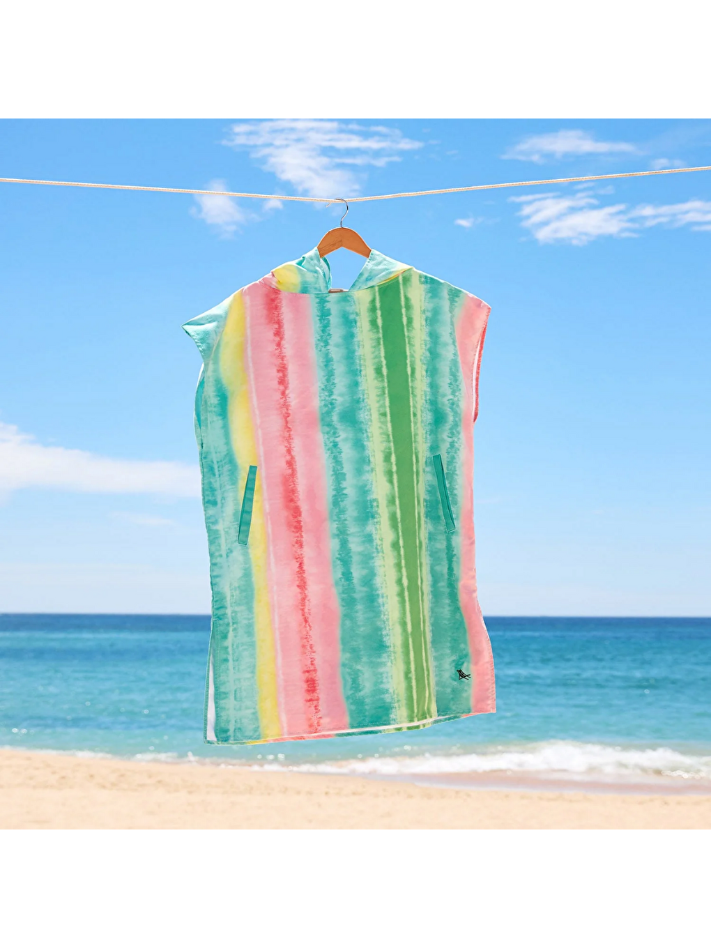 Karışık Dock And Bay Uv Korumalı Yetişkin Panço Design L Watermelon Sugar-1
