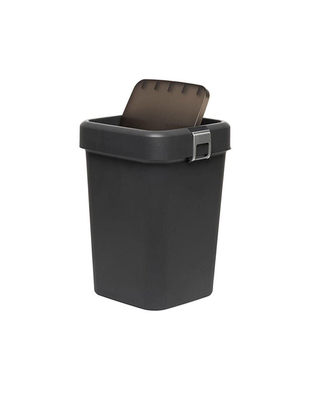 Motek Antrasit Comfort Dustbin 8 Litre Çöp Kutusu Kovası Antrasit - 4