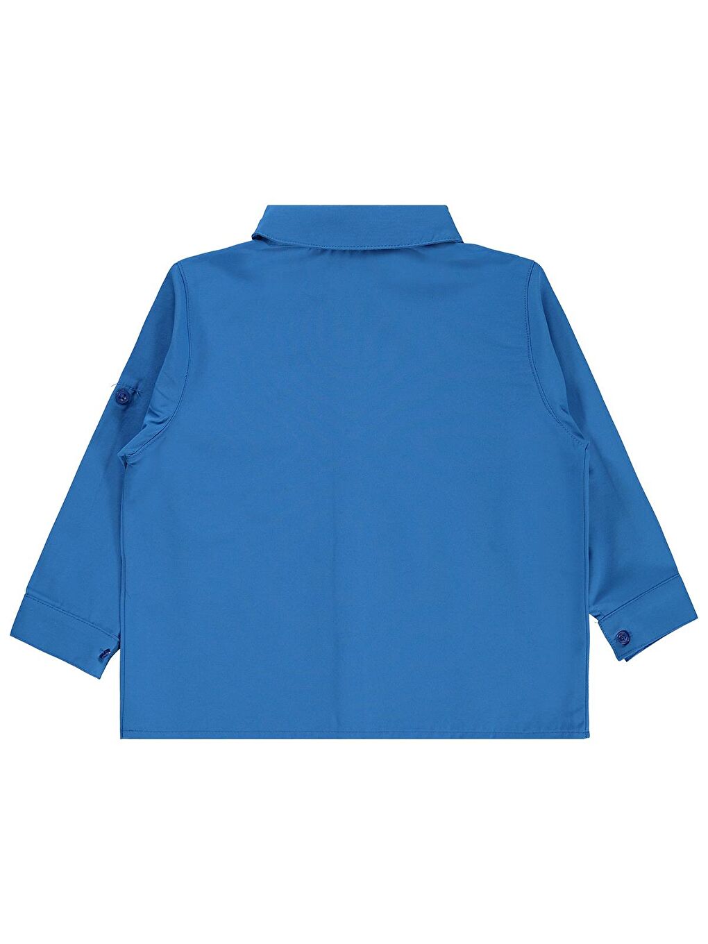 Turkuaz Boys Sailin Baskılı Tişörtlü 2-5 Yaş Gömlek - Mavi-1