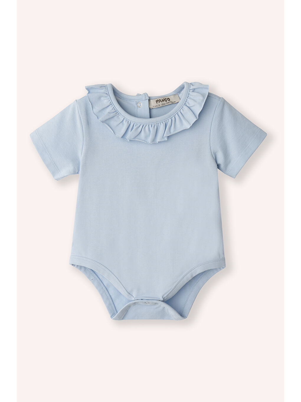 Kız Çocuk Kısa Kollu Body Mavi