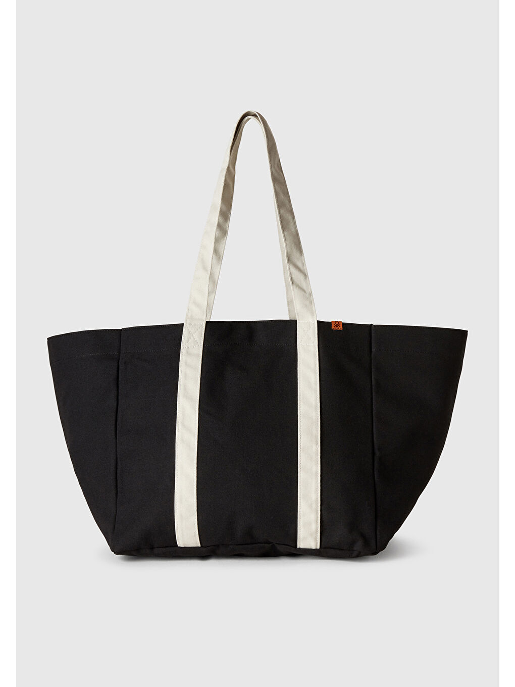 Kadın Siyah %100 Pamuk Plaj Çantası