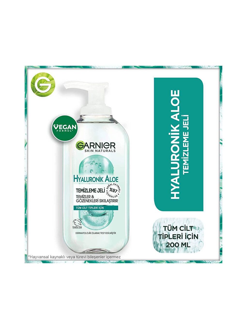 Hyaluronik Aloe Temizleme Jeli 200 ml x 2 Adet-2