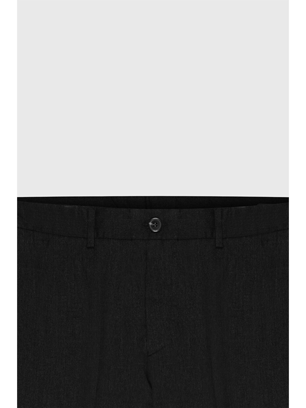 Erkek Siyah Slim Fit Dar Kesim Beli Gizli Lastikli Yan Cep Klasik Esnek Pantolon-6