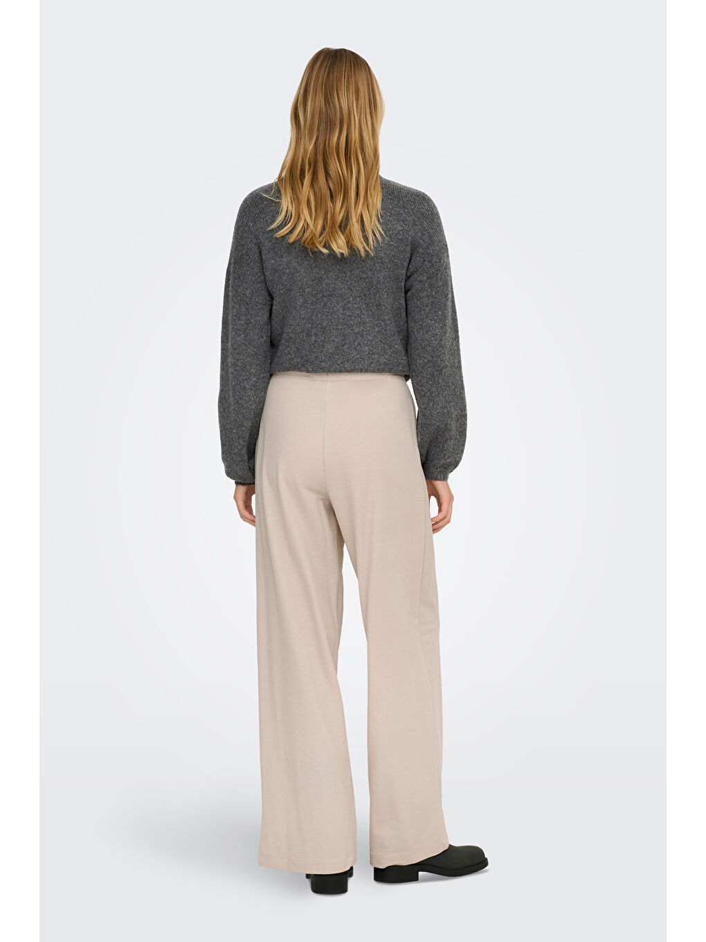 Bej Onlsakura Relaxed Fit Normal Bel Bol Paça Pantolon 15366882-3