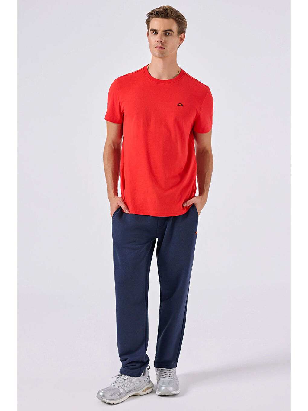 Kırmızı Pamuklu Regular Fit Bisiklet Yaka T Shirt 6SM5069-RD-1