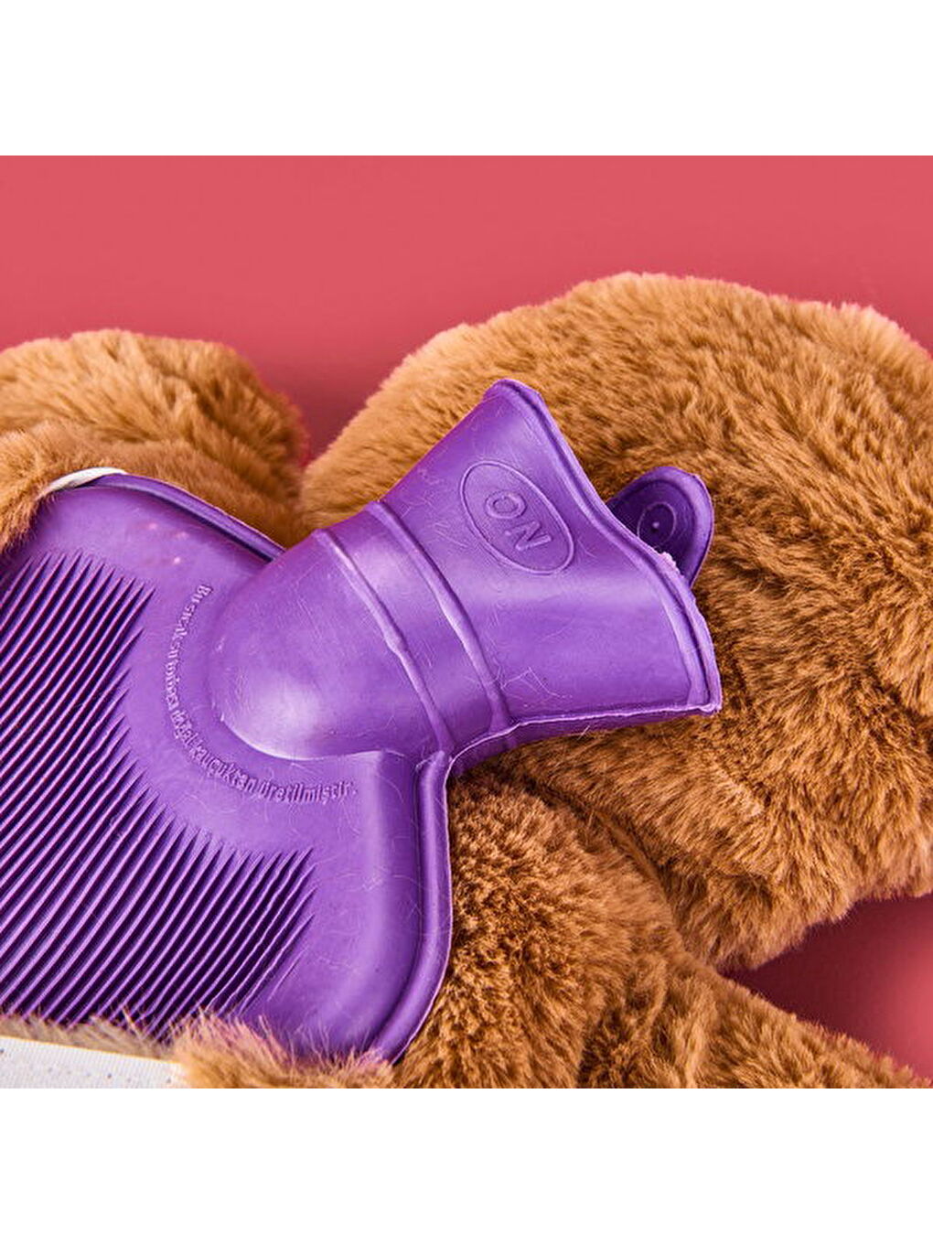 Kurabiye Adam Sıcak Su Torbası - Kahverengi-2