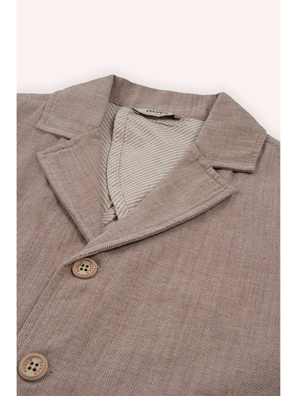 Kahverengi Erkek Çocuk Cep Detaylı Ceket Kahve-1