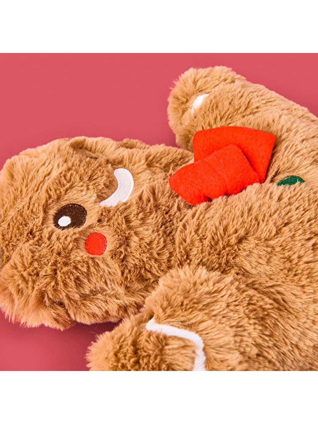 Kurabiye Adam Sıcak Su Torbası - Kahverengi-3