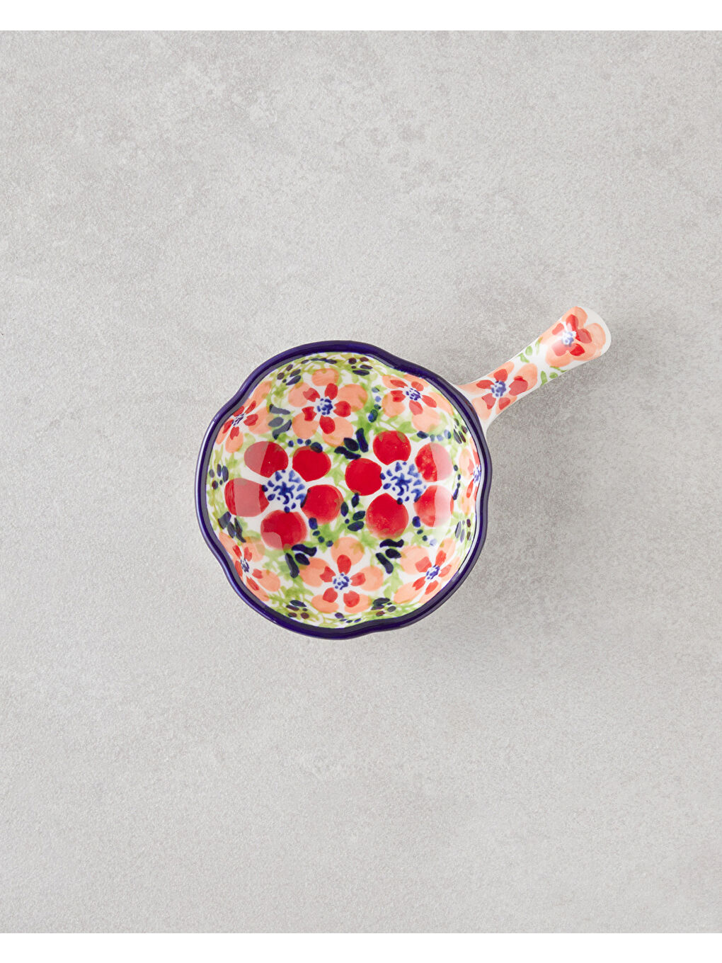 Beyaz Botanic Stoneware Çerezlik 11,5x7,5 cm Renkli-1