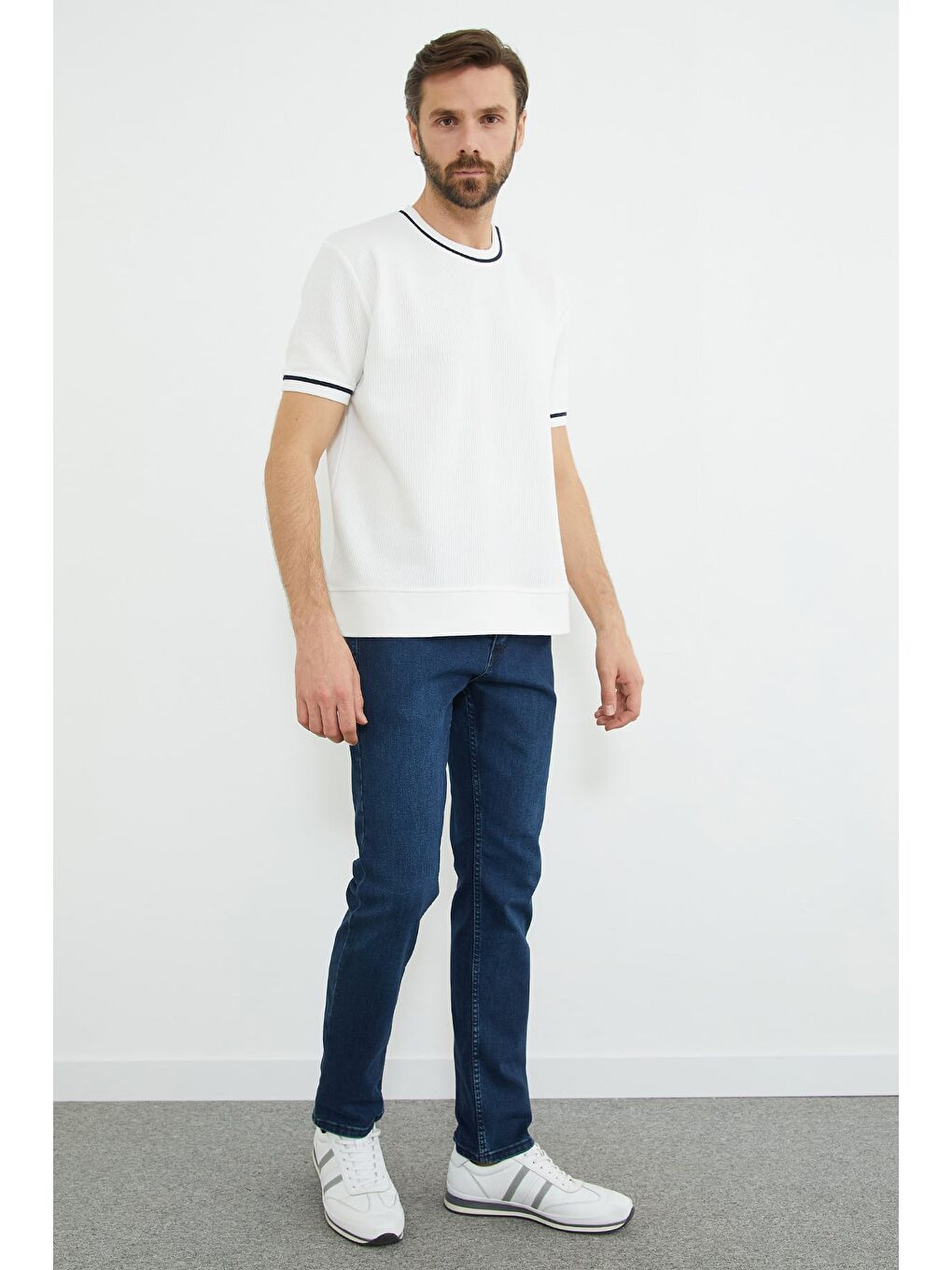 İndigo Regular Fit Normal Bel Jean-2