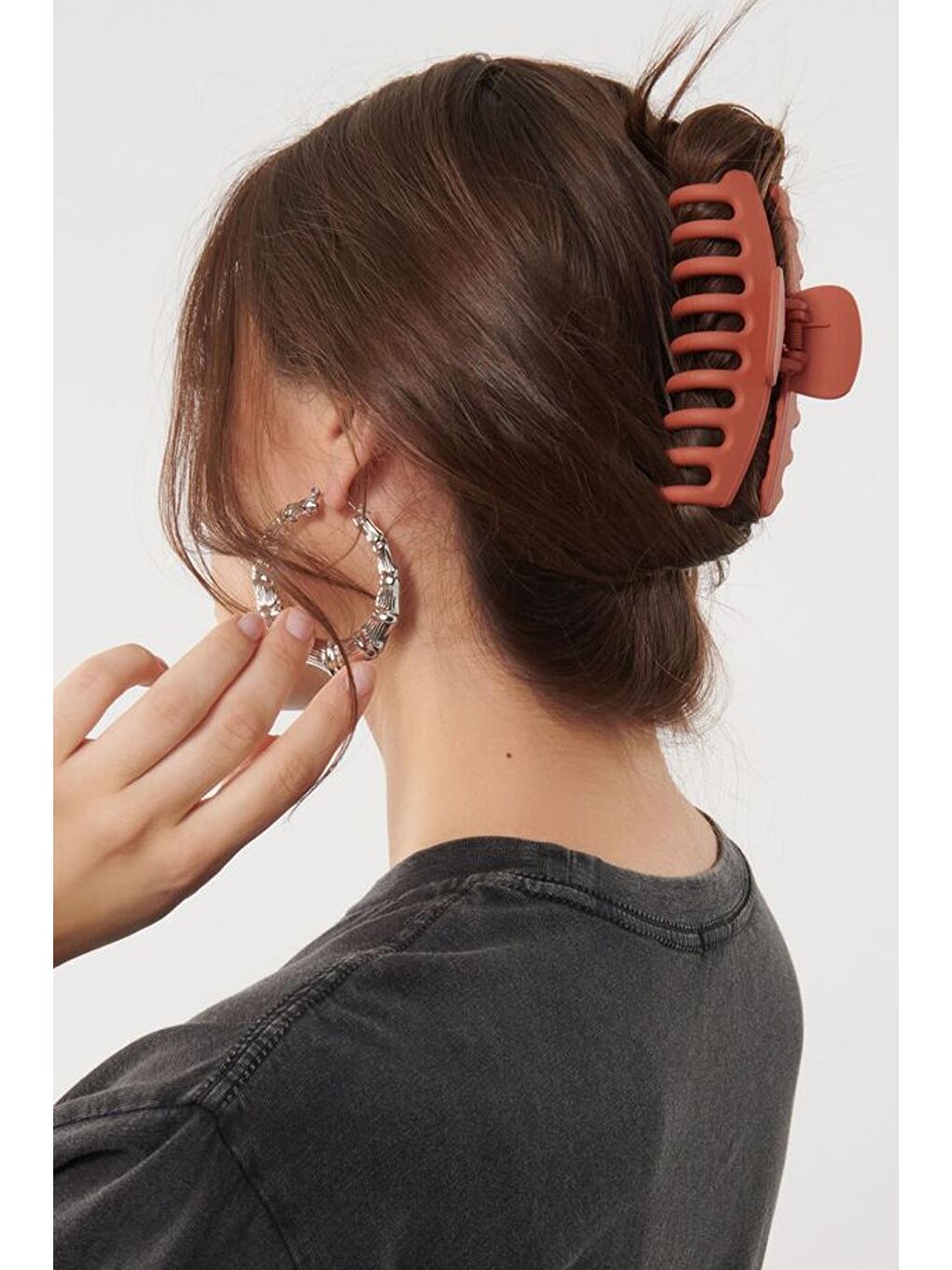 Turkuaz Trendi Büyük Mandal Toka-9