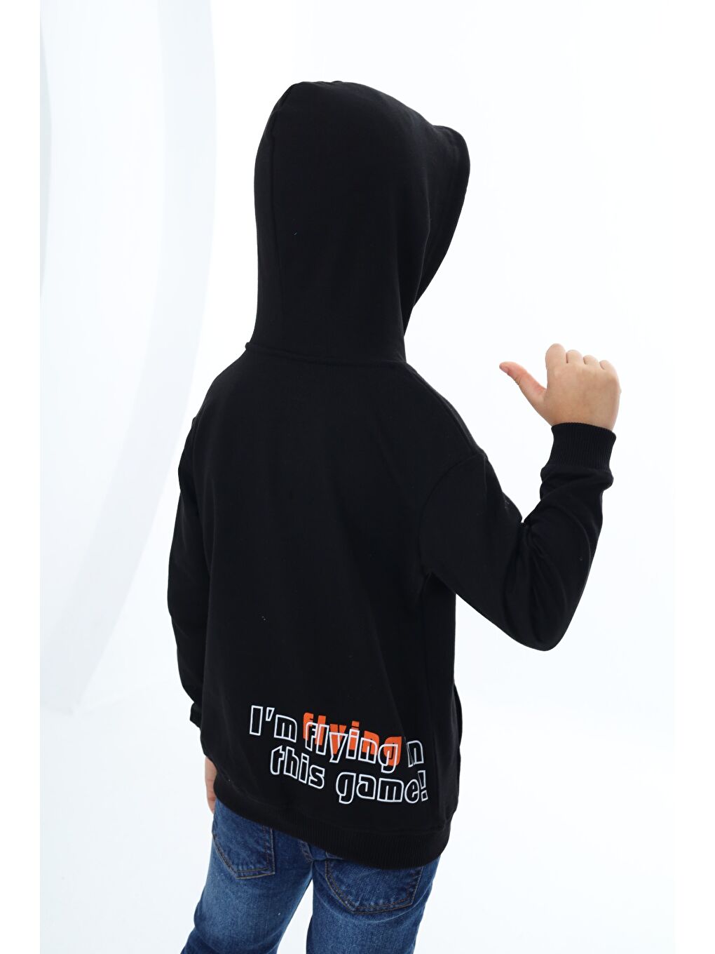 Toontoykids Siyah Erkek Çocuk Baskılı Sweatshirt - 3