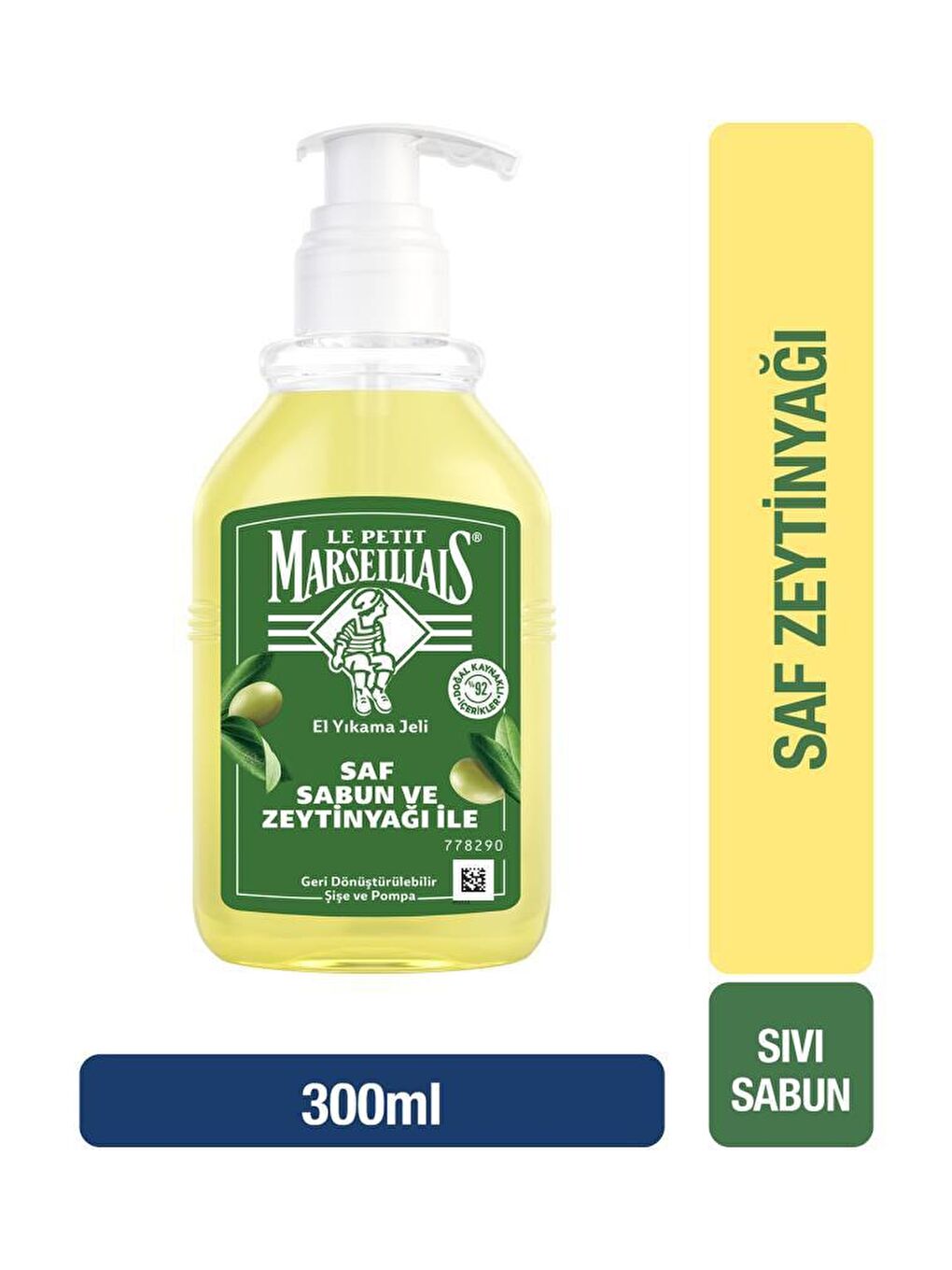 Le Petit Marseillais Renksiz Saf Zeytinyağli Sivi Sabun 300 ml