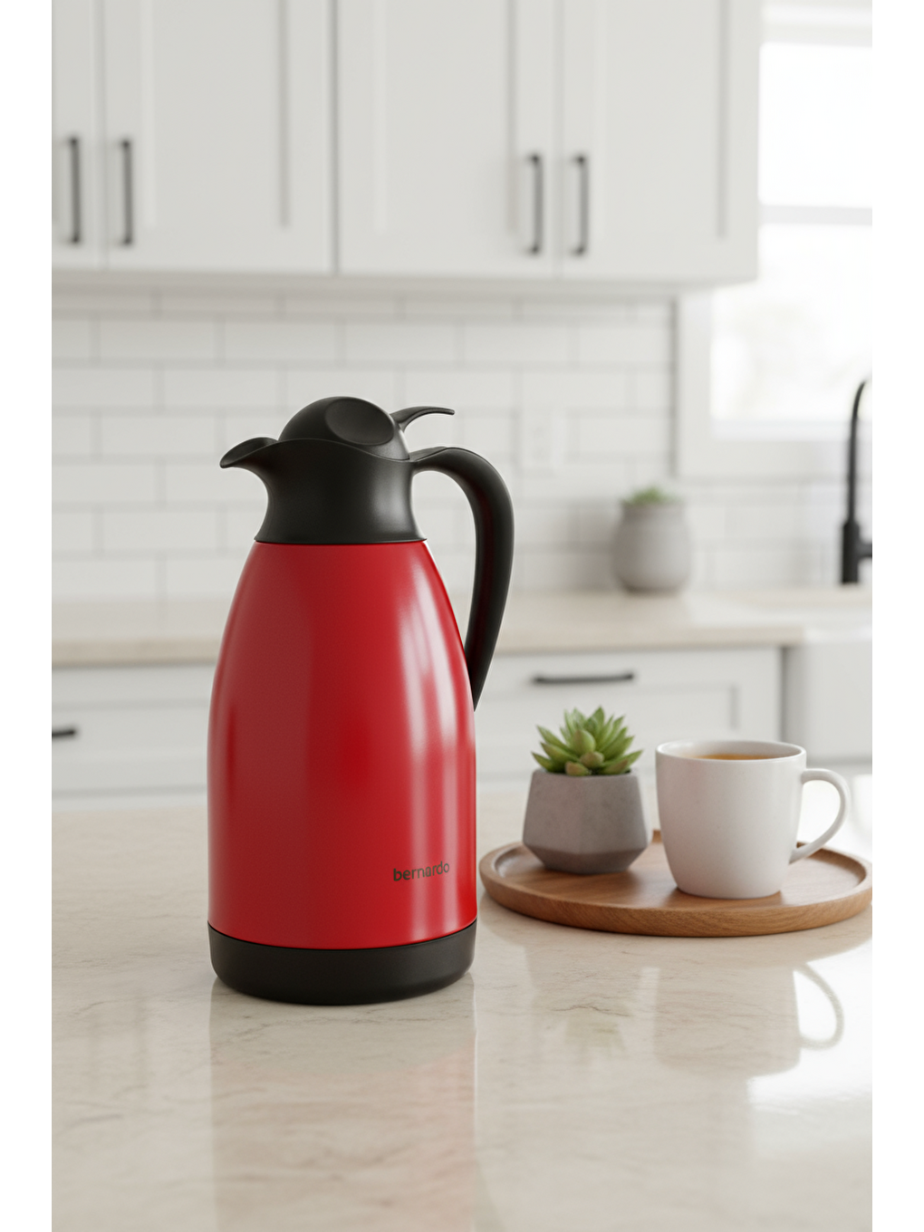 Grandio Çelik Termos Kırmızı 2 Litre-2