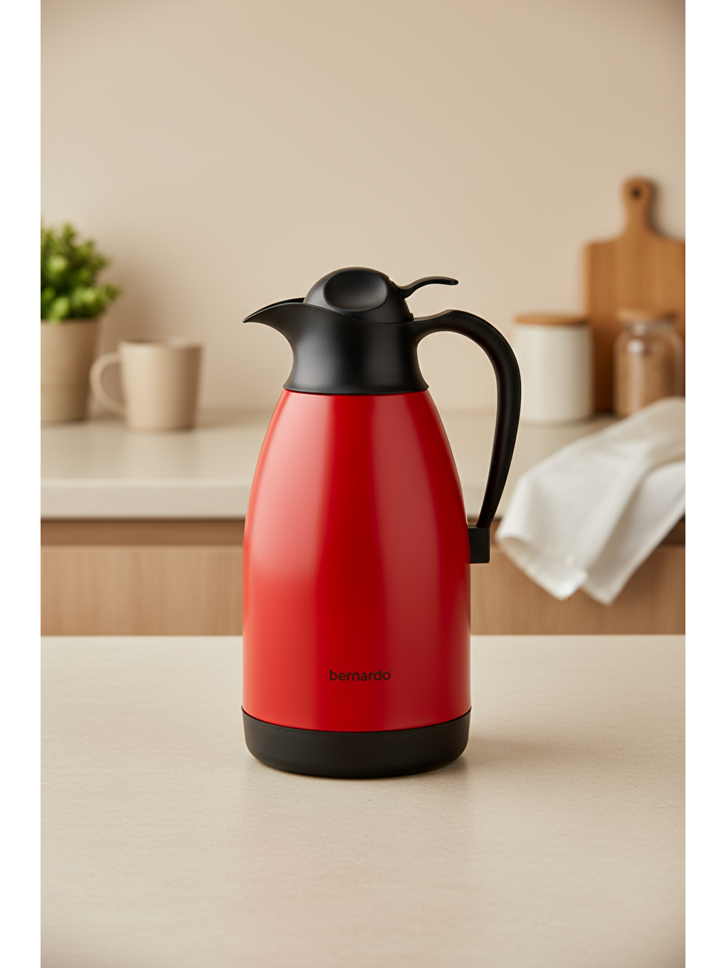 Grandio Çelik Termos Kırmızı 2 Litre-4