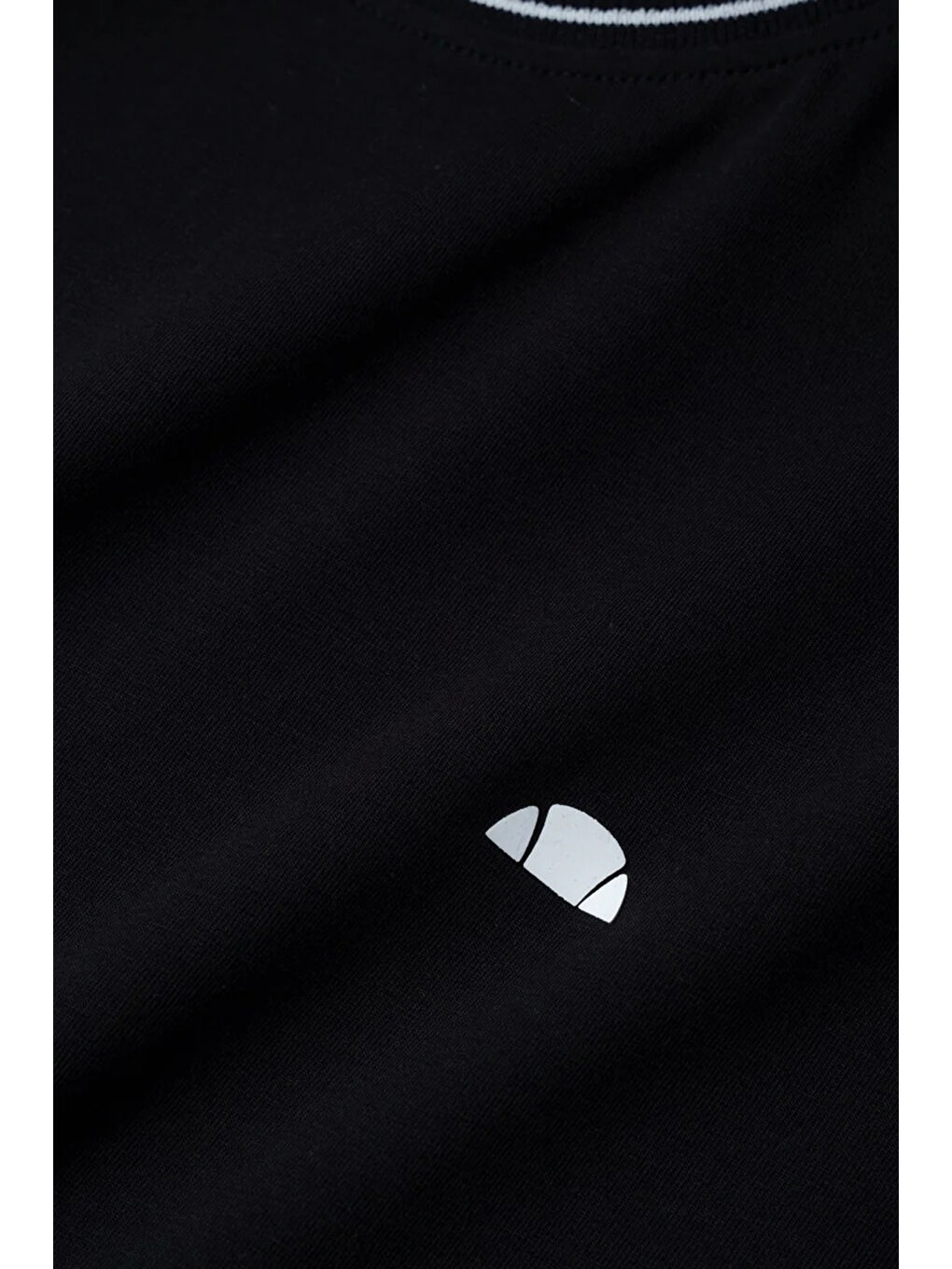 Siyah Pamuklu Regular Fit Bisiklet Yaka T Shirt 6SM5058-BK-3