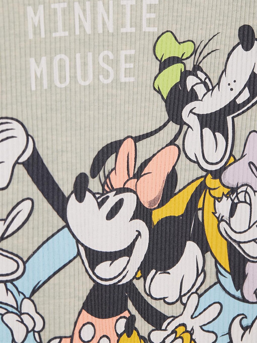 Yeşil Minnie Mouse Lisanslı Çocuk 2'li Takım 21238-2
