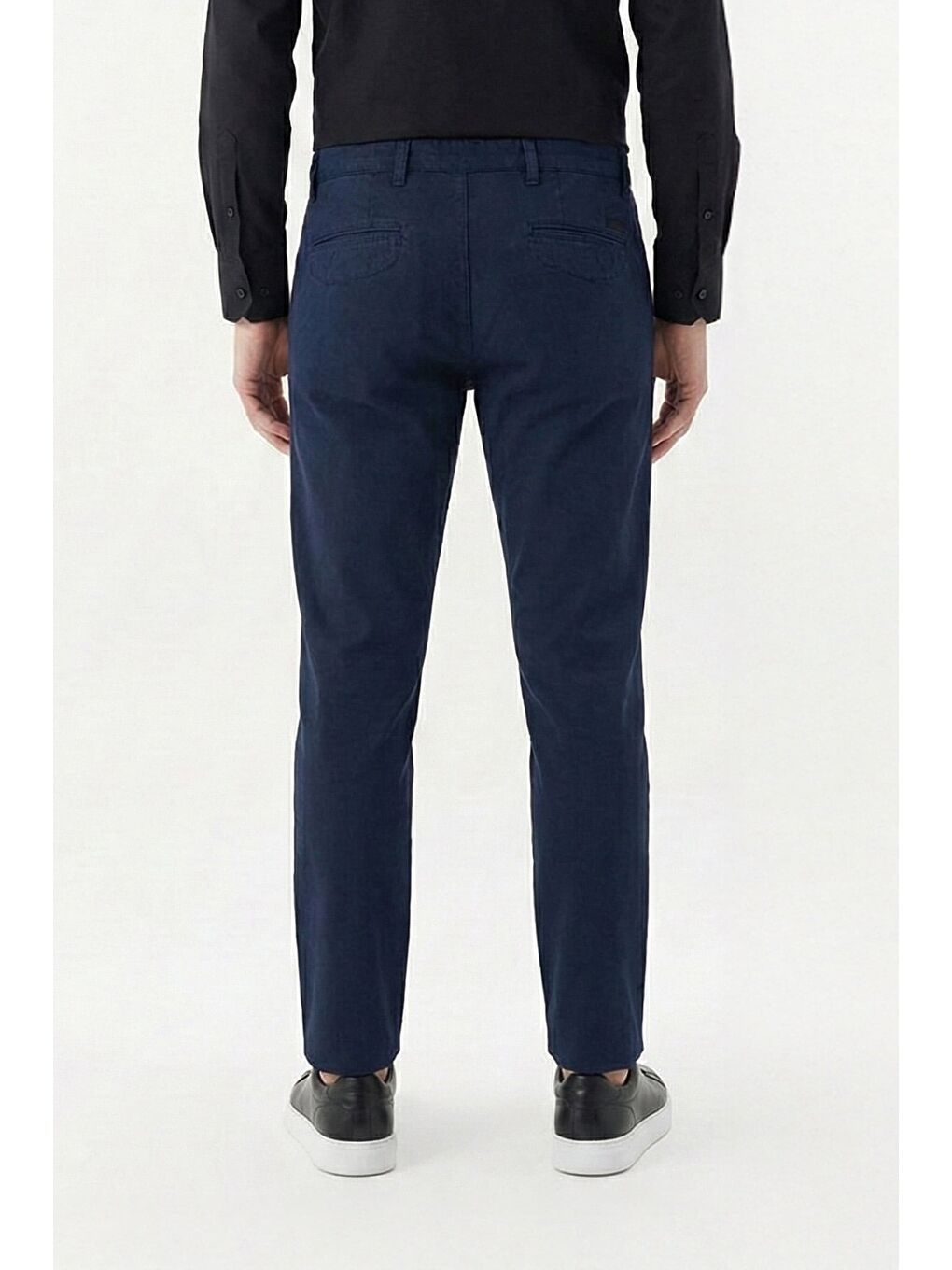 Erkek Klasik Lacivert Günlük Pantolon-2