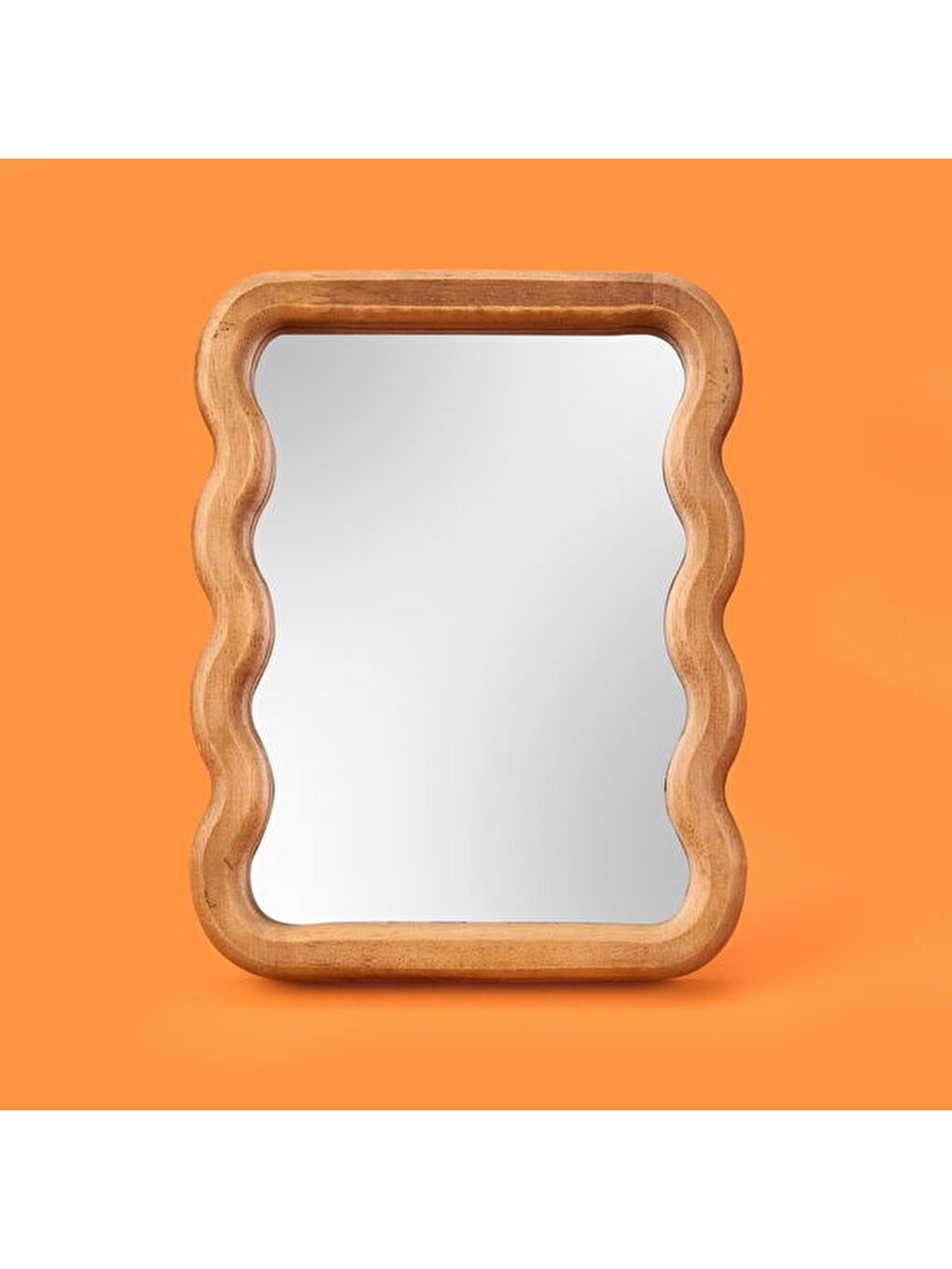 Bath Wavy Ayna - Kahverengi - 22,5 cm