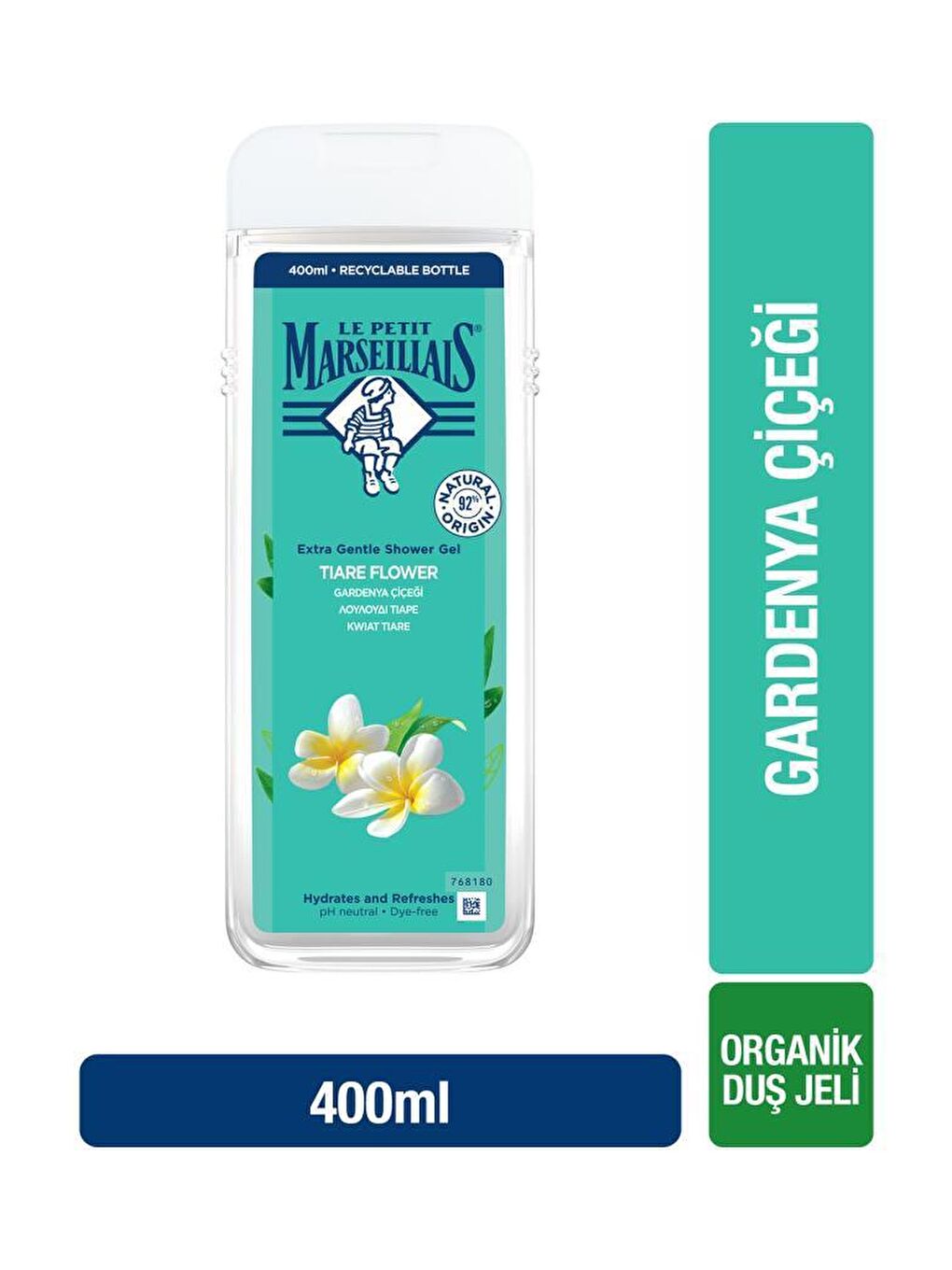 Le Petit Marseillais Renksiz LPM Gardenya Çiçeği 400ml Duş Jeli