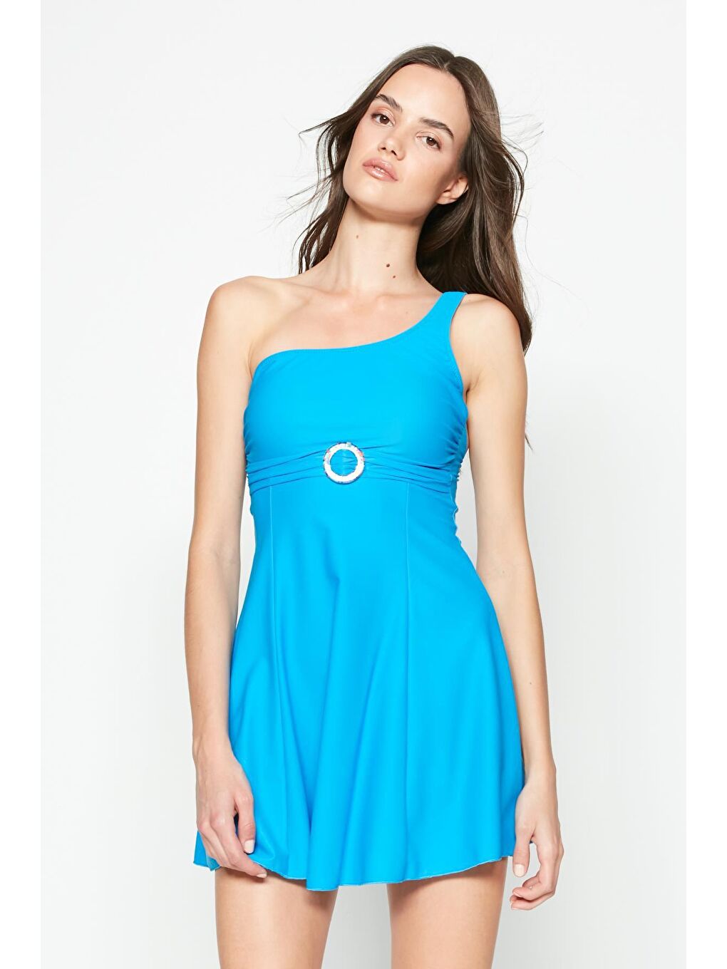 Tek Omuz Mayo 7511 Turkuaz-1